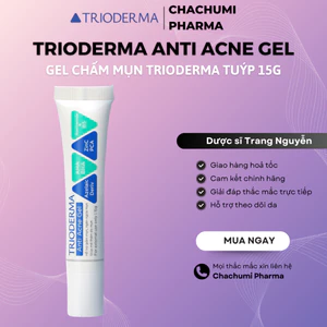 Gel giảm mụn Trioderma tuýp 15g