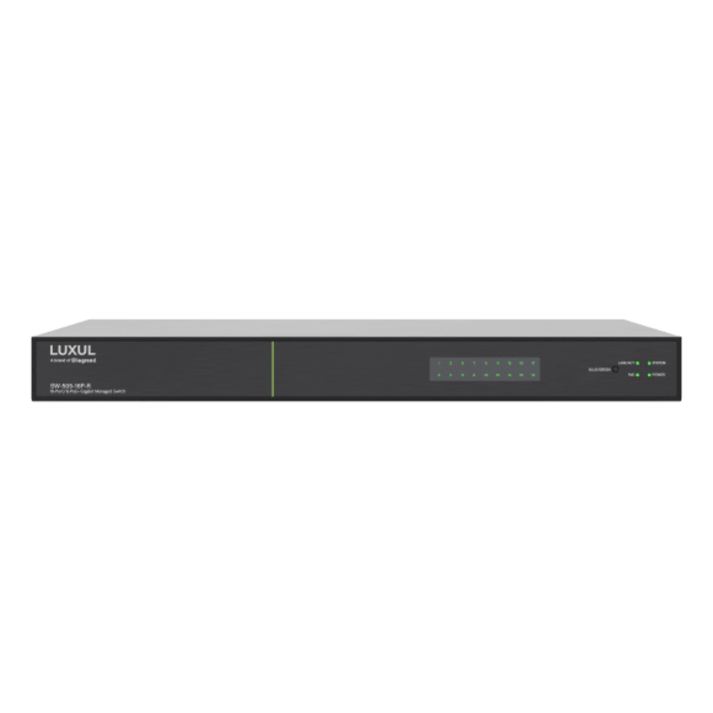 Thiết bị chuyển mạch, 16 cổng PoE+, 2 cổng quang 1Gb, 240V-185W, P/N ...