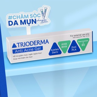 Gel giảm mụn Trioderma tuýp 15g