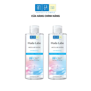 Combo 2 Nước tẩy trang sạch sâu dưỡng ẩm Hada Labo Micellar Water Hydrating 240ml/chai