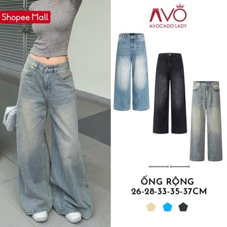 Quần Jeans Ống Suông Ver 1 Avo Avocado nhiều màu tôn dáng form unisex nam nữ