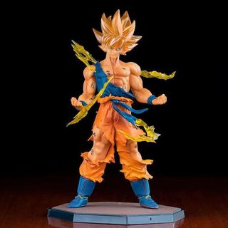 Figure Songoku - Siêu Xay Da - Gogeta - Vegito - Trunks - Bản Chiến Tổn - Mô Hình Comic Anime