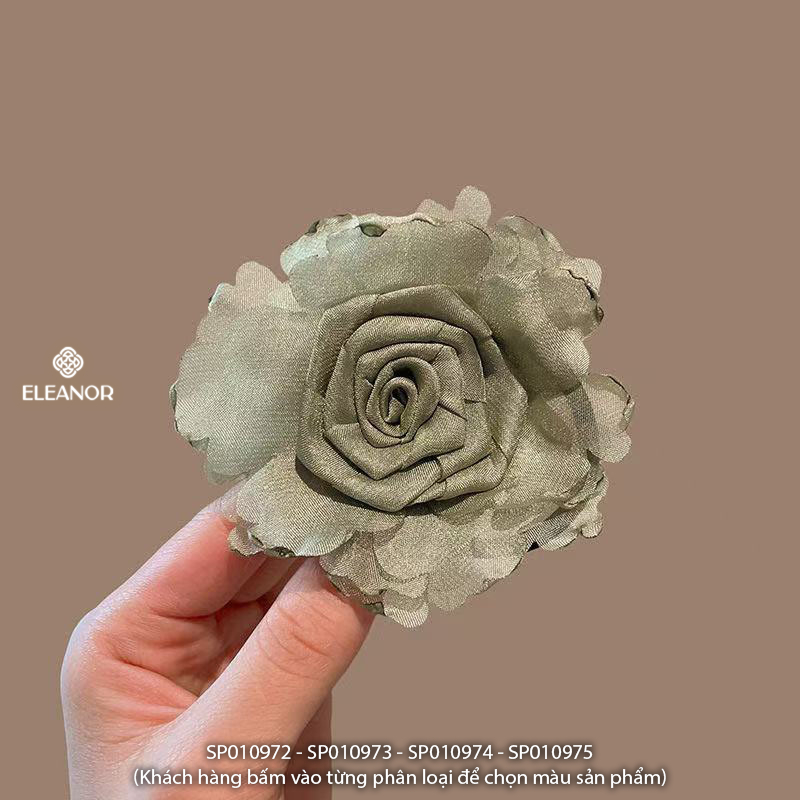 Dây buộc tóc nữ Eleanor Accessories hình hoa hồng phụ kiện tóc đồ cột tóc 10972