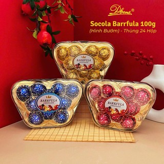 Socola Barrfula Hình Cây Thông 60g, Ngôi Sao 60g, Hình Bướm 100g hộp quà TẾT 2026