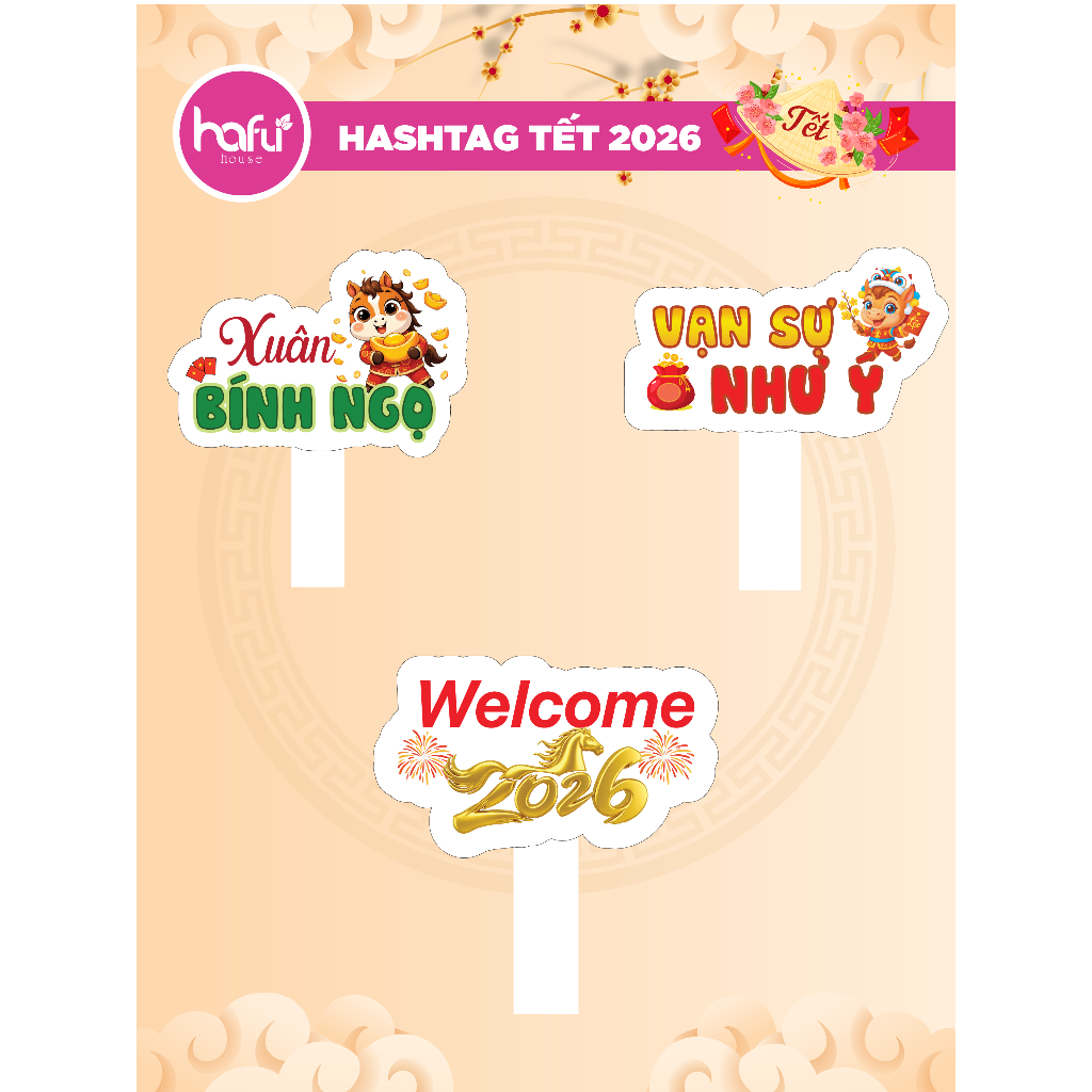 [HASHTAG] BẢNG CHỤP HÌNH CẦM TAY DÀY 5mm TẾT 2026 - TẤT NIÊN - NĂM MỚI ...