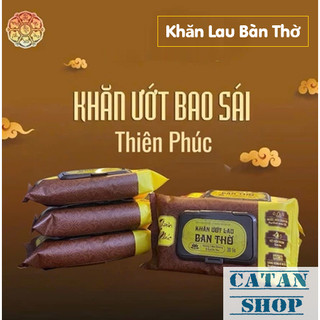 Khăn Giấy Uớt Lau Bàn Thờ Hương Trầm Tự Nhiên Thiên Phúc Ngũ Vị Tâm Linh Tứ Quý Thanh Tịnh