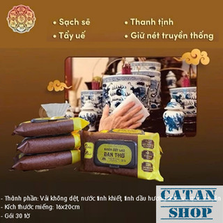 Khăn Giấy Uớt Lau Bàn Thờ Hương Trầm Tự Nhiên Thiên Phúc Ngũ Vị Tâm Linh Tứ Quý Thanh Tịnh