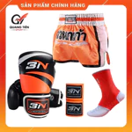 Combo Võ Thuật Cơ Bản – Găng Boxing BN Thường + Quần Muay + Băng Đa + Tất bảo vệ khớp cổ chân — ảnh 2