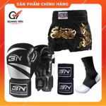 Combo Võ Thuật Cơ Bản – Găng Boxing BN Thường + Quần Muay + Băng Đa + Tất bảo vệ khớp cổ chân — ảnh 4