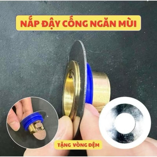 [ Tặng Kèm Vòng Đệm] Nắp Đậy Cống Thoát Nước Cho Sàn Nhà Bếp, Nhà Tắm, Ngăn Mùi Hôi, Chống Côn Trùng Bằng Đồng