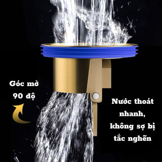 [ Tặng Kèm Vòng Đệm] Nắp Đậy Cống Thoát Nước Cho Sàn Nhà Bếp, Nhà Tắm, Ngăn Mùi Hôi, Chống Côn Trùng Bằng Đồng