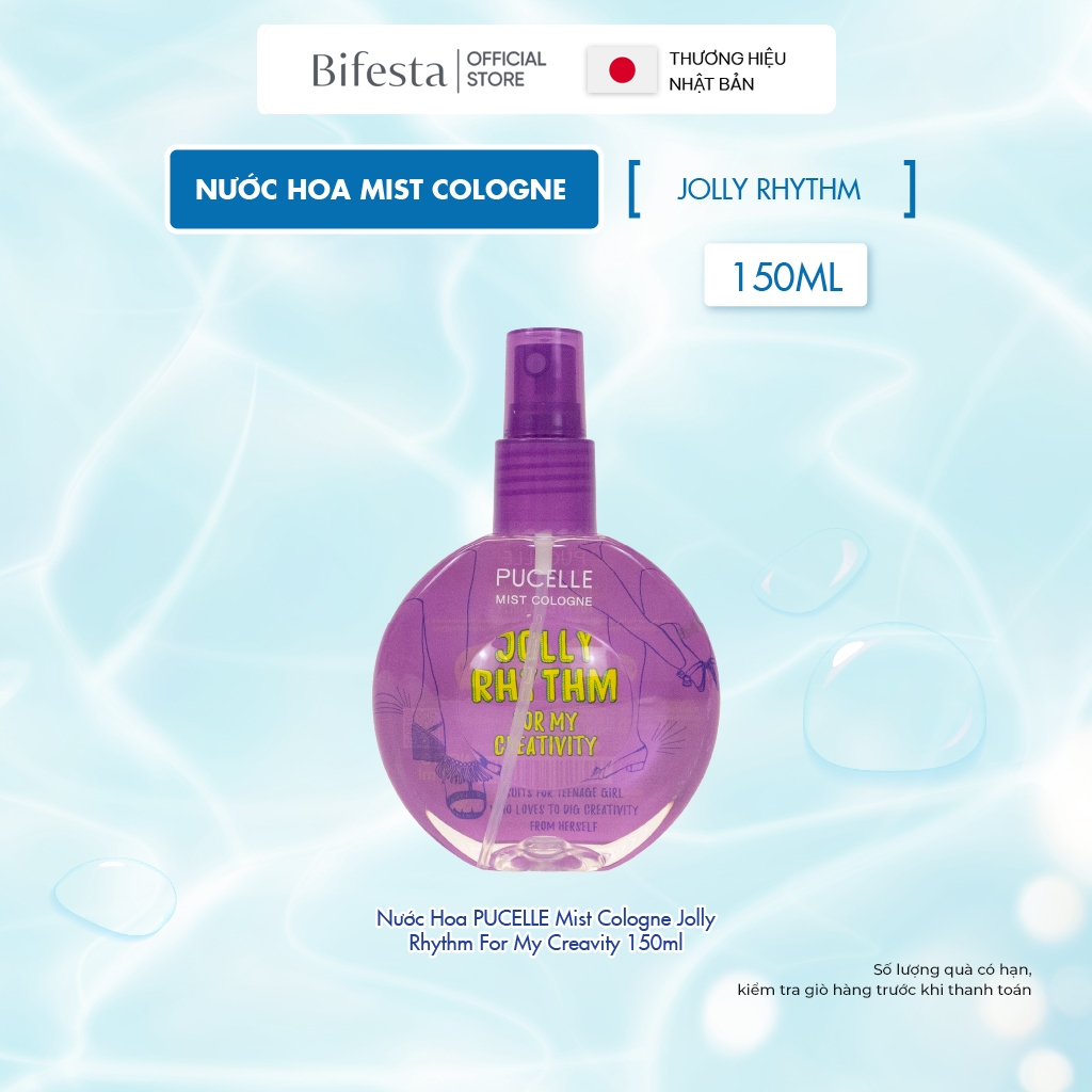 Nước Hoa PUCELLE Mist Cologne Jolly Rhythm For My Creativity 150ml