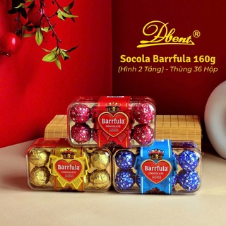 Socola Barrfula Hộp 2 Tầng 160g ,Hộp Quà 180g, Kho Báu 258g Quà tết 2026 Sang trọng