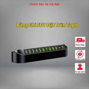 Bảng số điện thoại ô tô, bảng ghi số điện thoại ô tô gắn trên taplo