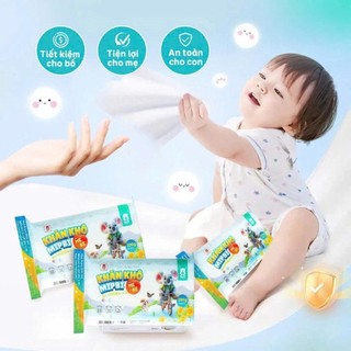 Khăn vải khô Mipbi chính hãng, khăn khô đa năng, cao cấp dành cho mẹ và bé