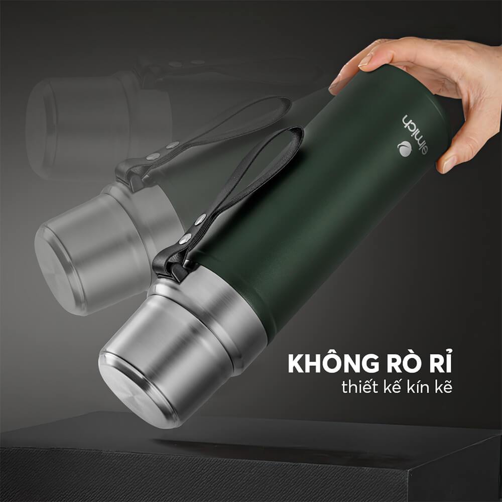 Bình Giữ Nhiệt 800ml Elmich EL-8311 | Bình Nước Giữ Nhiệt INOX 316, Có Quai Xách, Elmich Chính Hãng