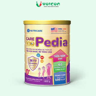 Sữa dinh dưỡng Nutricare Care 100 Pedia chính hãng, hỗ trợ tăng trưởng, tiêu hóa và đề kháng
