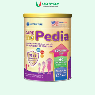Sữa dinh dưỡng Nutricare Care 100 Pedia chính hãng, hỗ trợ tăng trưởng, tiêu hóa và đề kháng