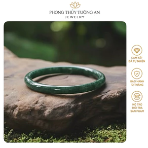 Vòng Tay Lam Ngọc Bản Đũa - Vẻ Đẹp Phong Sương