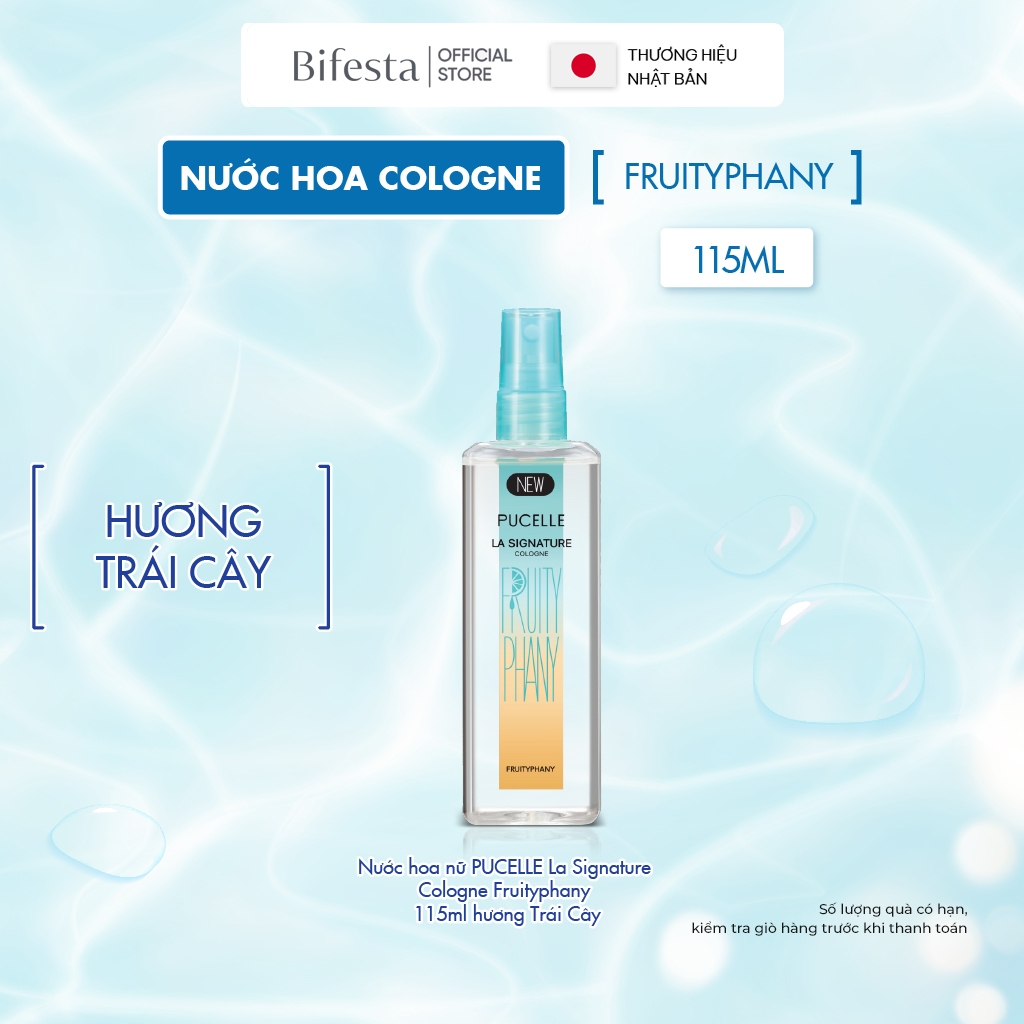 Nước hoa nữ PUCELLE La Signature Cologne Fruityphany 115ml hương Trái Cây