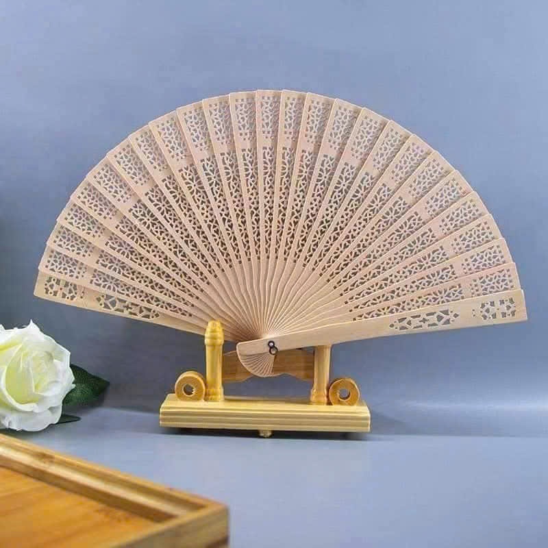 QUẠT GỖ XẾP TRANG TRÍ CỔ PHONG – SANG, ĐẸP, GIÁ SIÊU RẺ!