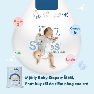 Sữa Dê Baby Steps Giúp Bé Phát Triển Trí Não, Tăng Cường Hệ Miễn Dịch, Tăng Chiều Cao, Dễ Tiêu Hóa