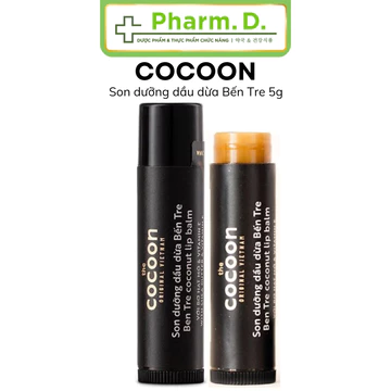 COMBO 2 Son Dưỡng Môi Dầu Dừa Thuần Chay Cocoon 5g – Dưỡng Ẩm, Giảm Nứt Nẻ, Phục Hồi Môi Thâm