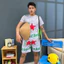 Bộ quần áo thể thao nam,nữ Sét bộ hè Họa Tiết KẸN BẠC hot trend UNISEX Kl1