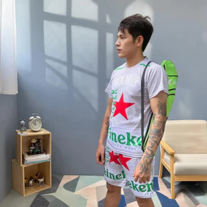 Bộ quần áo thể thao nam,nữ Sét bộ hè Họa Tiết KẸN BẠC hot trend UNISEX Kl1