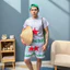 Bộ quần áo thể thao nam,nữ Sét bộ hè Họa Tiết KẸN BẠC hot trend UNISEX Kl1