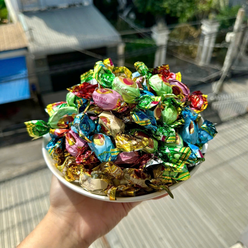 500g kẹo socola nhân hạnh nhân -Kẹo ngon ngày tết