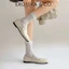 - Giày búp bê nữ hottrend balletcore đế bệt màu đen cao 1cm- EL109
