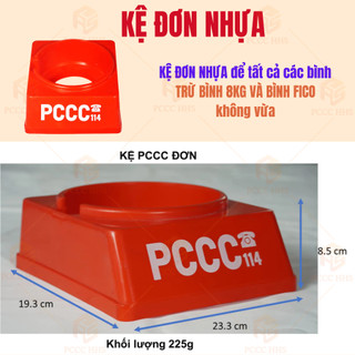 Kệ nhựa để đựng và kê để các loại bình cc siêu bền, chống rỉ-Riêng kệ đơn ko vừa bình 8kg và FICO