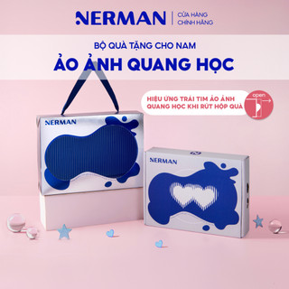 Bộ quà tặng cho nam ảo ảnh quang học Nerman - Sữa tắm gội 3in1 350ml & DDVS 100ml & Xịt khử mùi