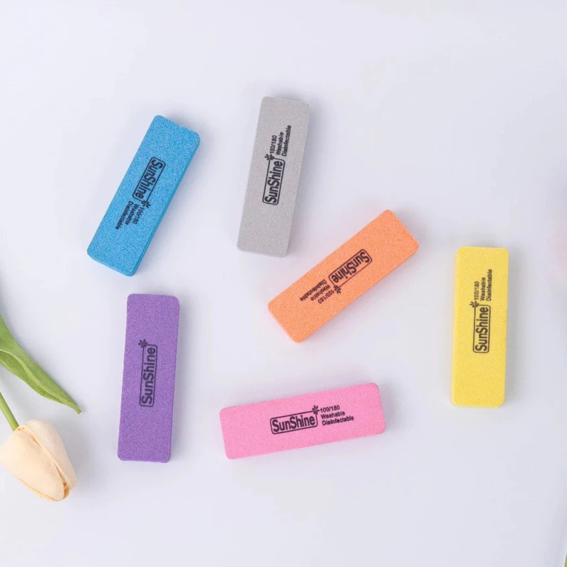 Combo 5c Phào Ngắn Chữ Nhật Sunshine Chà Móng Tay – Dụng Cụ Mài Nhẵn Móng, Tạo Form Đẹp, Phù Hợp Thợ Nail & Tại Nhà