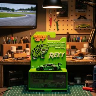 Hộp trưng bày [không gồm xe] mô hình xe hơi MINI GT Porsche 911 #804 #713 - phụ kiện hộp đơn trưng bày lắp ráp mô hình