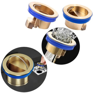 Nắp đậy cống thoát nước ngăn mùi, chống côn trùng, van thoát nước 1 chiều, nắp chặn Đồng + Long đen