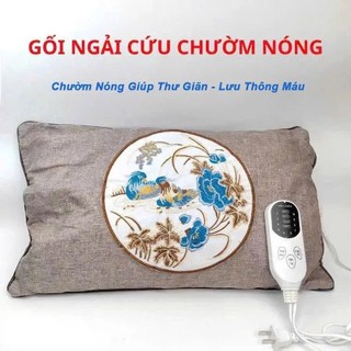 Gối Ngải Cứu Thảo Dược Cắm Điện Hỗ Trợ Giảm Đau Mỏi Cổ Vai Gáy (hàng tốt)