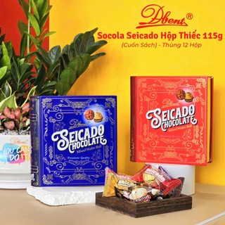 Socola Seicado Hộp Thiếc, Hộp Sách, Hộp Trà 2026 Kẹo Quà Tặng Tết, Noel, Lễ Tình Nhân
