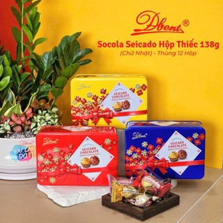 Socola Seicado Hộp Thiếc, Hộp Sách, Hộp Trà 2026 Kẹo Quà Tặng Tết, Noel, Lễ Tình Nhân