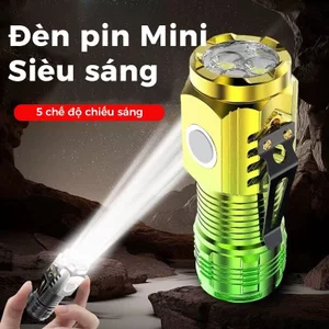 Đèn pin mini 5 chế độ chiếu sáng Nhỏ gọn và di động、Chống nước、Thời lượng pin dài
