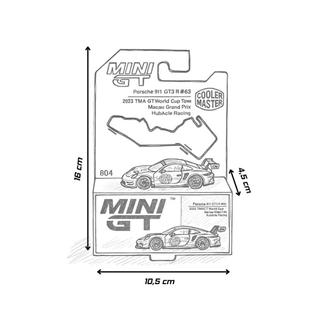 Hộp trưng bày [không gồm xe] mô hình xe hơi MINI GT Porsche  911 #804 - phụ kiện hộp đơn trưng bày lắp ráp mô hình