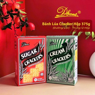 [Date 2027] BÁNH LÚA MẠCH DBENT CREAM CRACKERS/SUGAR CRACKERS 375G