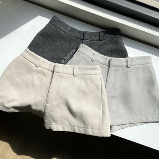 TINI DẠ | Quần short dạ cạp trễ | Bymintt