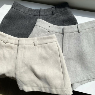 TINI DẠ | Quần short dạ cạp trễ | Bymintt
