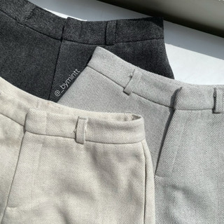 TINI DẠ | Quần short dạ cạp trễ | Bymintt
