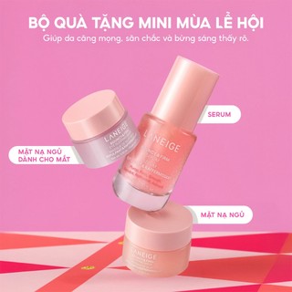 [Phiên bản lễ hội] BỘ DƯỠNG DA CĂNG MỌNG LANEIGE BOUNCY & FIRM MINI SKIN TREATS