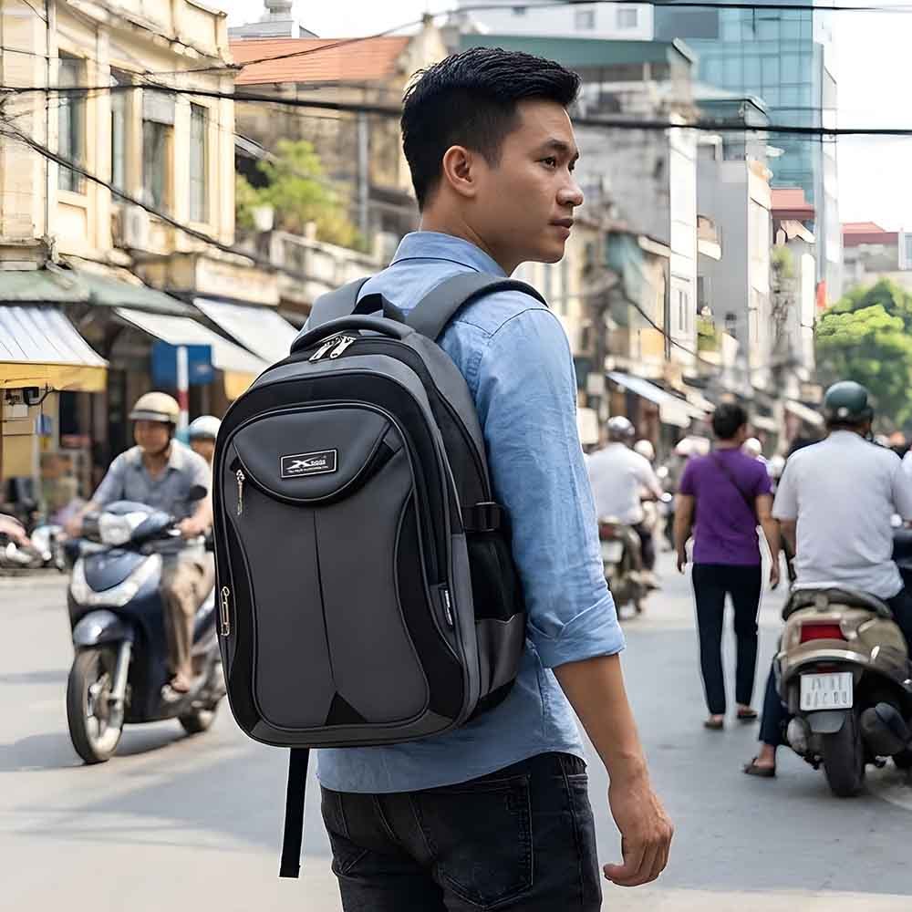 Balo Laptop Nam Cao Cấp 15.6 Inch Chống Nước Xbags Balo Đa Năng Đi Làm Đi Du Lịch Thiết Kế Mạnh Mẽ XB 2004