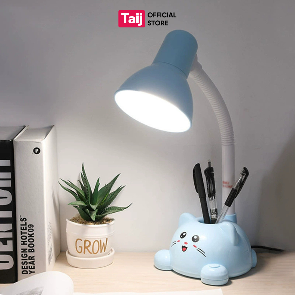 Đèn Học Tích Hợp Quạt Để Bàn, Đèn Bàn 2 Bóng Có Đồng Hồ Hiển Thị, Đèn học 3 chế độ màu bảo vệ mắt