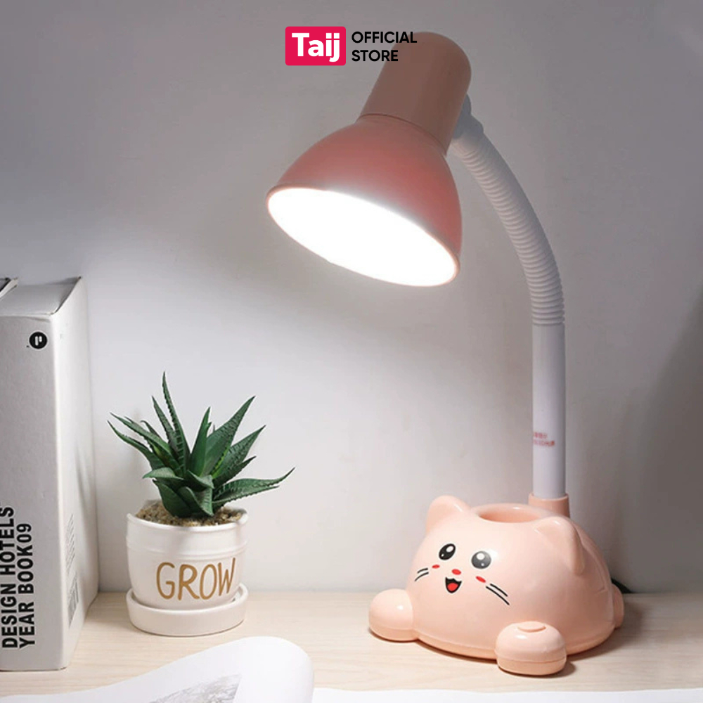 Đèn Học Tích Hợp Quạt Để Bàn, Đèn Bàn 2 Bóng Có Đồng Hồ Hiển Thị, Đèn học 3 chế độ màu bảo vệ mắt